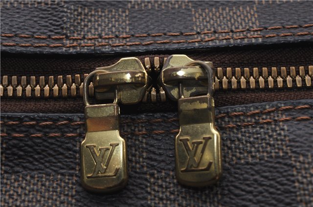 Authentic Louis Vuitton Damier Naviglio Shoulder Cross Body Bag N45255 LV 7961E