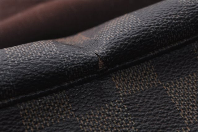 Authentic Louis Vuitton Damier Naviglio Shoulder Cross Body Bag N45255 LV 7961E