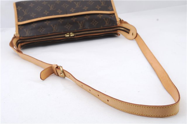 Auth LOUIS VUITTON Monogram Popincourt Long Shoulder Cross Bag M40008 LV 7963C