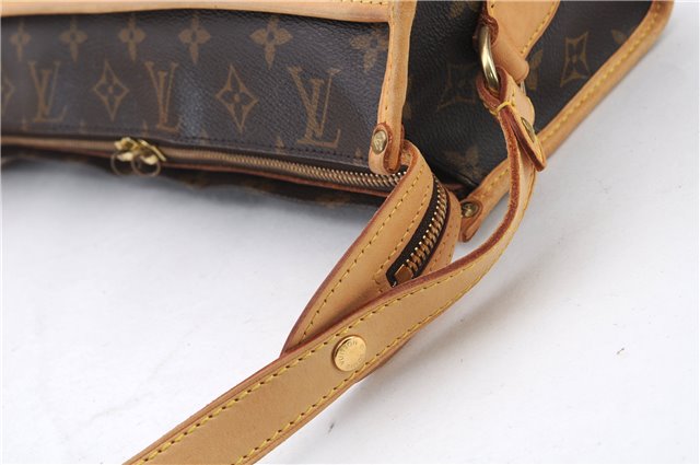Auth LOUIS VUITTON Monogram Popincourt Long Shoulder Cross Bag M40008 LV 7963C
