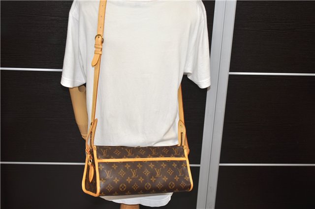 Auth LOUIS VUITTON Monogram Popincourt Long Shoulder Cross Bag M40008 LV 7963C