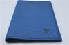 Authentic Louis Vuitton Epi Agenda Posh Day Planner Cover Blue R20525 LV 7963D