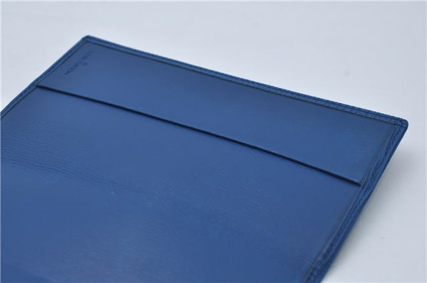 Authentic Louis Vuitton Epi Agenda Posh Day Planner Cover Blue R20525 LV 7963D