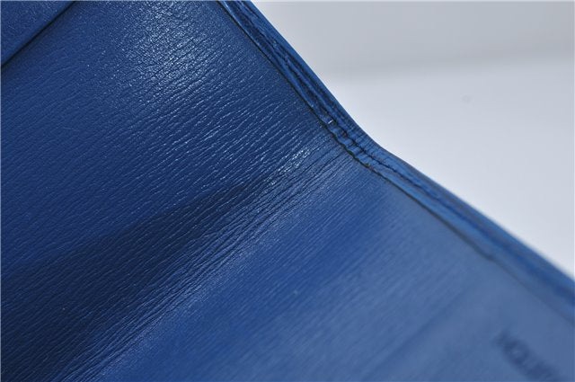 Authentic Louis Vuitton Epi Agenda Posh Day Planner Cover Blue R20525 LV 7963D