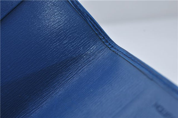 Authentic Louis Vuitton Epi Agenda Posh Day Planner Cover Blue R20525 LV 7963D