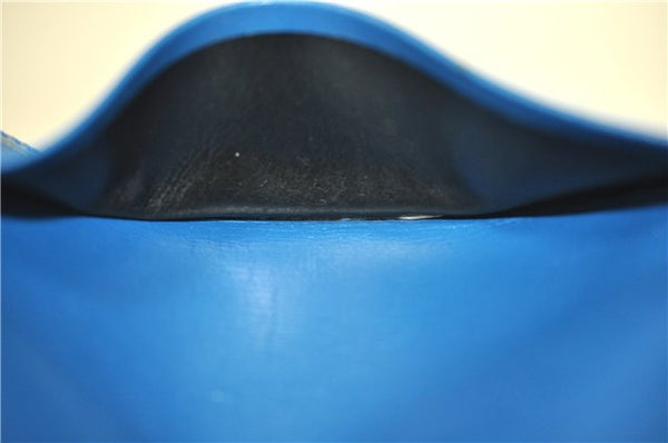 Authentic Louis Vuitton Epi Agenda Posh Day Planner Cover Blue R20525 LV 7963D