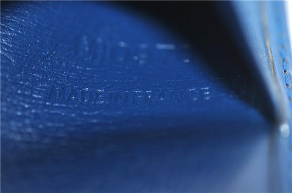 Authentic Louis Vuitton Epi Agenda Posh Day Planner Cover Blue R20525 LV 7963D