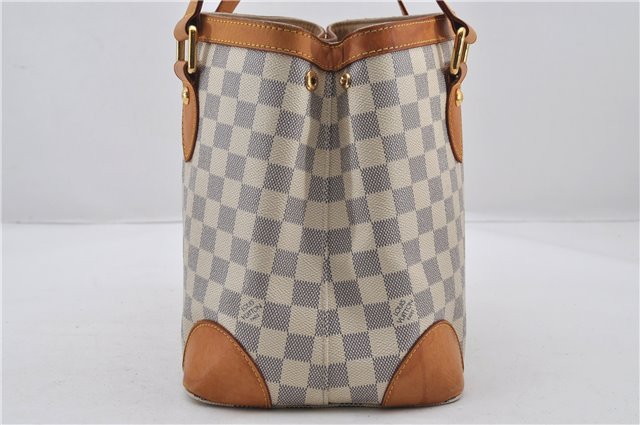 Authentic Louis Vuitton Damier Azur Hampstead PM N51207 Shoulder Tote Bag 7963E