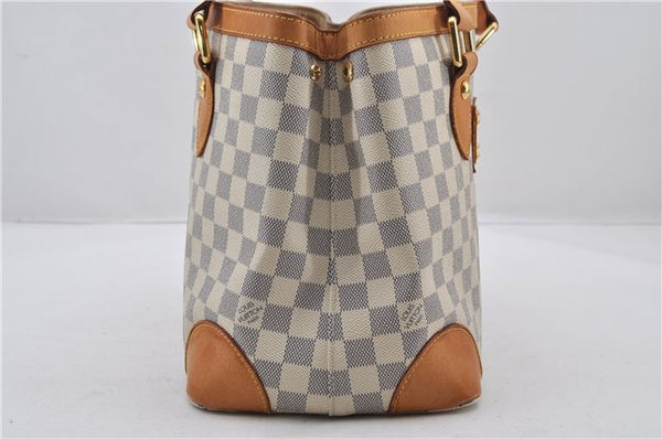 Authentic Louis Vuitton Damier Azur Hampstead PM N51207 Shoulder Tote Bag 7963E
