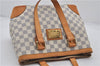 Authentic Louis Vuitton Damier Azur Hampstead PM N51207 Shoulder Tote Bag 7963E