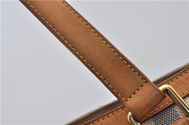 Authentic Louis Vuitton Damier Azur Hampstead PM N51207 Shoulder Tote Bag 7963E