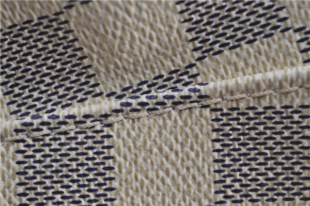 Authentic Louis Vuitton Damier Azur Hampstead PM N51207 Shoulder Tote Bag 7963E