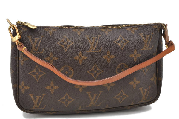 Authentic LOUIS VUITTON Monogram Pochette Accessoires Pouch M51980 LV 7965C