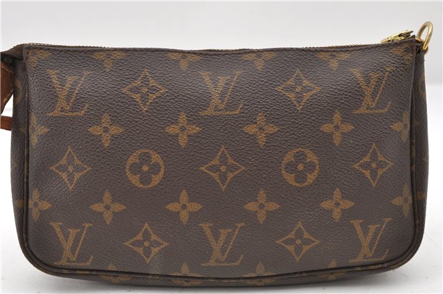 Authentic LOUIS VUITTON Monogram Pochette Accessoires Pouch M51980 LV 7965C
