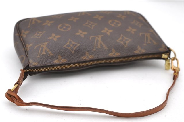 Authentic LOUIS VUITTON Monogram Pochette Accessoires Pouch M51980 LV 7965C