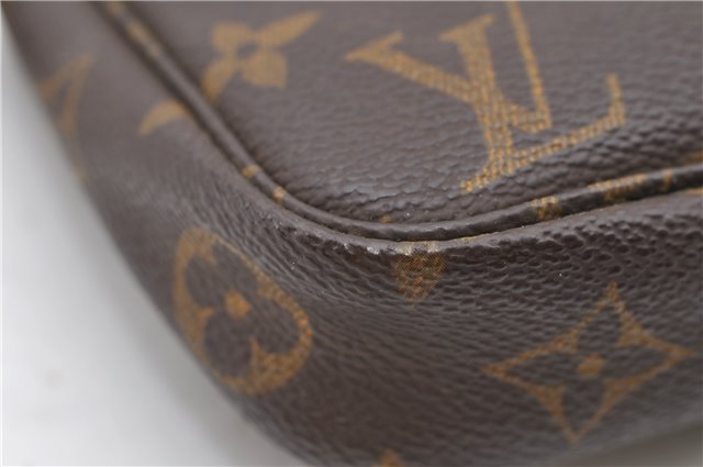 Authentic LOUIS VUITTON Monogram Pochette Accessoires Pouch M51980 LV 7965C