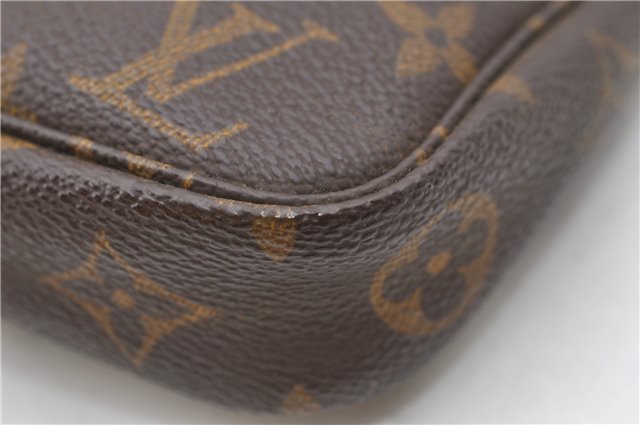 Authentic LOUIS VUITTON Monogram Pochette Accessoires Pouch M51980 LV 7965C