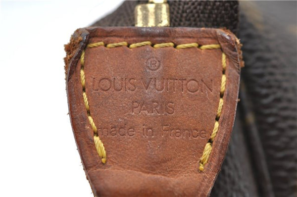 Authentic LOUIS VUITTON Monogram Pochette Accessoires Pouch M51980 LV 7965C