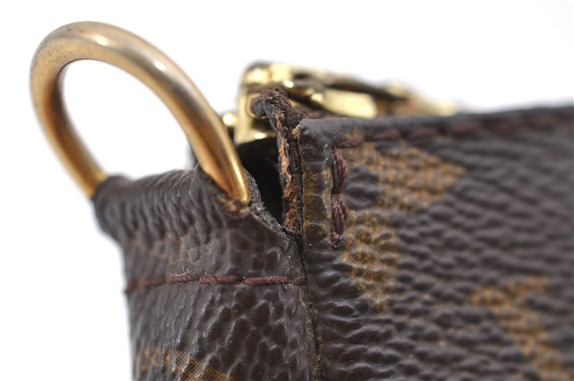 Authentic LOUIS VUITTON Monogram Pochette Accessoires Pouch M51980 LV 7965C