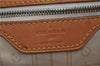 Authentic Louis Vuitton Damier Azur Neverfull MM Tote Bag N51107 LV 7966D