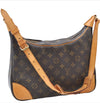 Authentic Louis Vuitton Monogram Boulogne 30 Shoulder Cross Bag M52165 LV 7966E