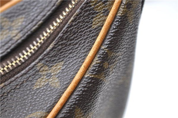 Authentic Louis Vuitton Monogram Boulogne 30 Shoulder Cross Bag M52165 LV 7966E