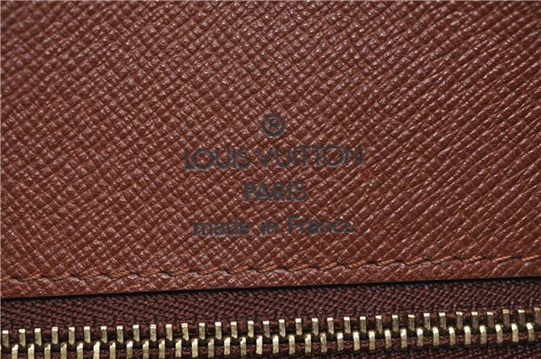 Authentic Louis Vuitton Monogram Boulogne 30 Shoulder Cross Bag M52165 LV 7966E