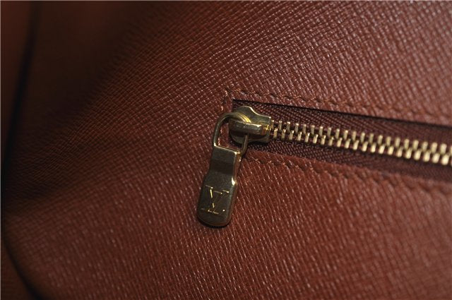 Authentic Louis Vuitton Monogram Boulogne 30 Shoulder Cross Bag M52165 LV 7966E