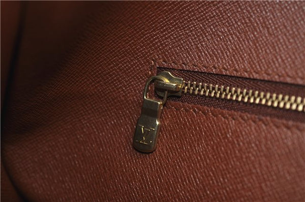 Authentic Louis Vuitton Monogram Boulogne 30 Shoulder Cross Bag M52165 LV 7966E