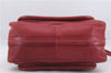 Authentic Chloe Paraty 2Way Shoulder Hand Bag Leather Red 7967D