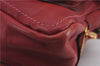 Authentic Chloe Paraty 2Way Shoulder Hand Bag Leather Red 7967D