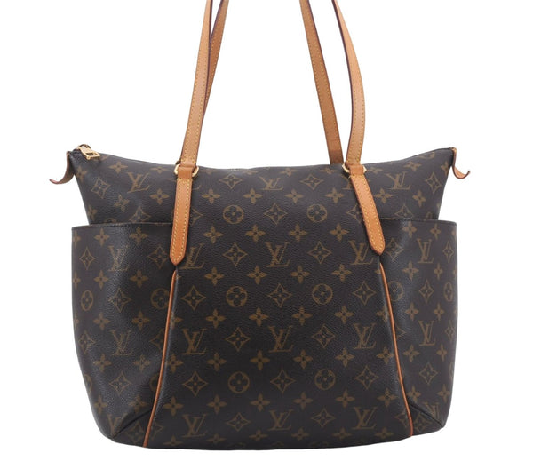 Authentic Louis Vuitton Monogram Totally MM Shoulder Tote Bag M41015 LV 7968D