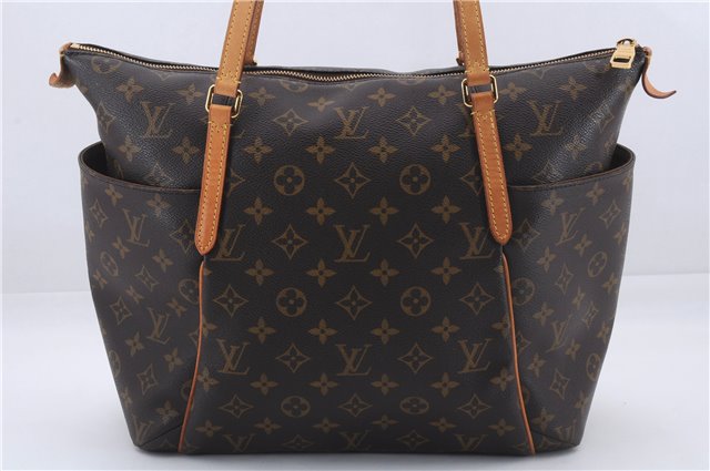 Authentic Louis Vuitton Monogram Totally MM Shoulder Tote Bag M41015 LV 7968D