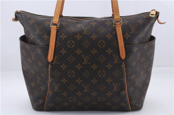 Authentic Louis Vuitton Monogram Totally MM Shoulder Tote Bag M41015 LV 7968D