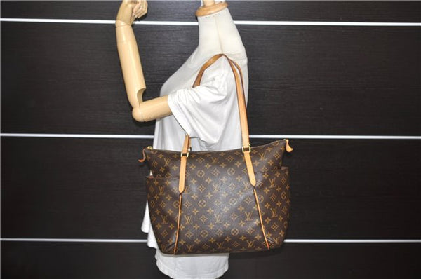 Authentic Louis Vuitton Monogram Totally MM Shoulder Tote Bag M41015 LV 7968D