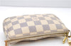 Auth LOUIS VUITTON Damier Azur Mini Pochette Accessoires Pouch N58010 LV 7970C