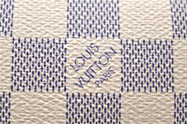 Auth LOUIS VUITTON Damier Azur Mini Pochette Accessoires Pouch N58010 LV 7970C