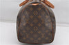 Authentic Louis Vuitton Monogram Speedy 35 Hand Boston Bag M41524 LV 7972F