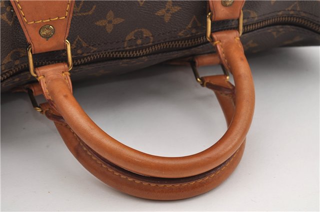 Authentic Louis Vuitton Monogram Speedy 35 Hand Boston Bag M41524 LV 7972F