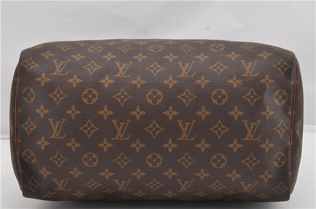 Authentic Louis Vuitton Monogram Speedy 35 Hand Boston Bag M41524 LV 7972F