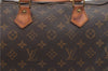 Authentic Louis Vuitton Monogram Speedy 35 Hand Boston Bag M41524 LV 7972F