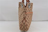 Authentic GUCCI Vintage Shoulder Tote Bag GG Canvas Leather Brown Beige 7975D