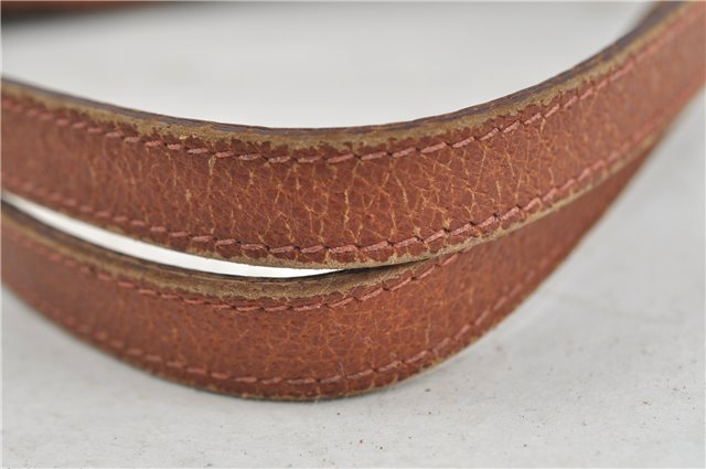 Authentic GUCCI Vintage Shoulder Tote Bag GG Canvas Leather Brown Beige 7975D