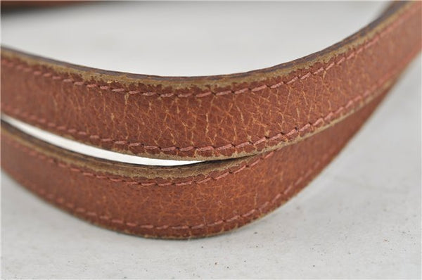 Authentic GUCCI Vintage Shoulder Tote Bag GG Canvas Leather Brown Beige 7975D