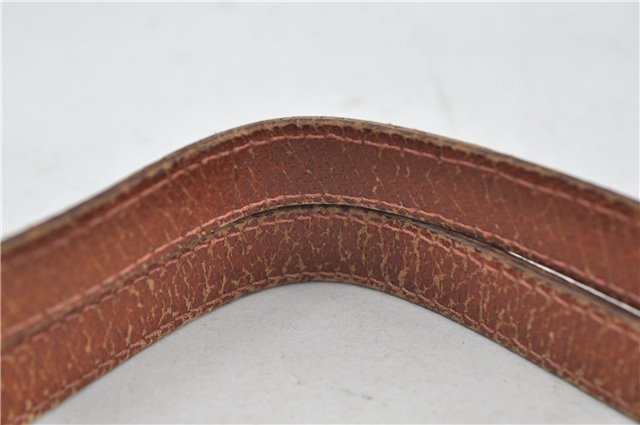 Authentic GUCCI Vintage Shoulder Tote Bag GG Canvas Leather Brown Beige 7975D