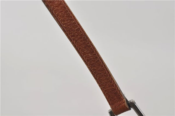 Authentic GUCCI Vintage Shoulder Tote Bag GG Canvas Leather Brown Beige 7975D