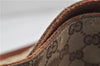 Authentic GUCCI Vintage Shoulder Tote Bag GG Canvas Leather Brown Beige 7975D