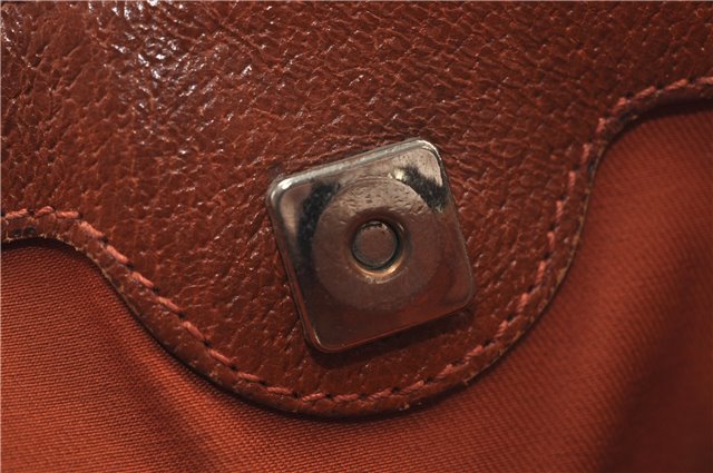 Authentic GUCCI Vintage Shoulder Tote Bag GG Canvas Leather Brown Beige 7975D