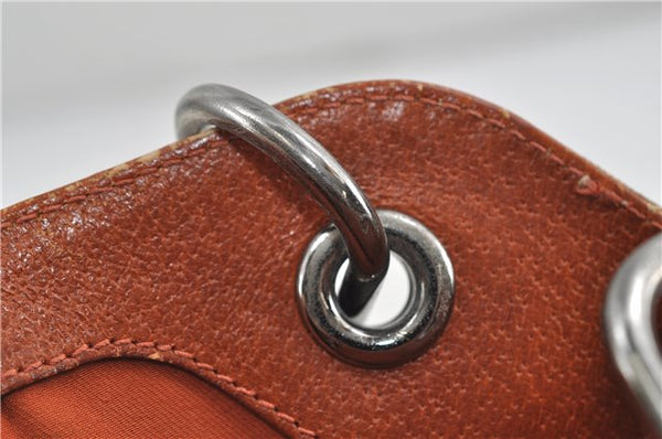 Authentic GUCCI Vintage Shoulder Tote Bag GG Canvas Leather Brown Beige 7975D