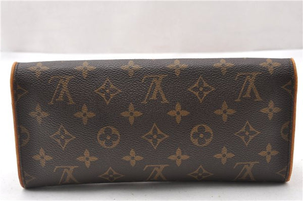 Authentic Louis Vuitton Monogram Pochette Twin GM Shoulder Bag M51852 LV 7976F